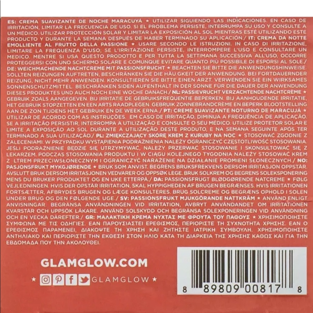GLAMGLOW - Good In Bed - Passionfruit Night Cream - Picture 6 of 6